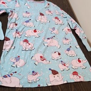 Nick & Nora Strechy Night Gown Sleep Shirt  XXL Pajamas
